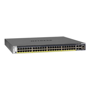 NETGEAR M4300-52G-PoE+ 1000W PSU Gestionado L2/L3/L4 Gigabit Ethernet (10/100/1000) Energía sobre Ethernet (PoE) 1U Negro