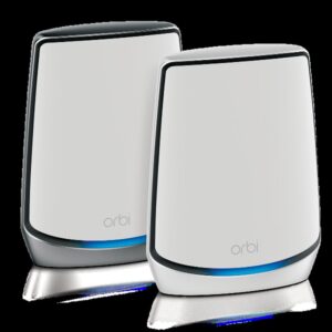 NETGEAR Orbi RBK852 AX6000 WiFi 6 Mesh System Tribanda (2,4 GHz/5 GHz/5 GHz) Wi-Fi 6 (802.11ax) Gris, Blanco 8 Interno