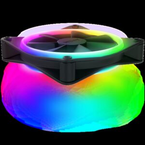 NZXT F120 RGB DUO Triple Pack Carcasa del ordenador Ventilador 12 cm Negro 3 pieza(s)