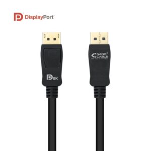Nanocable 10.15.2502 cable DisplayPort 2 m Negro