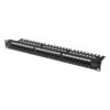PATCH PANEL LANBERG 24 PUERTOS 1U 19" CAT.6A UTP CON ORGANIZADOR CABLES NEGRO PATCH PANEL LANBERG 24 PUERTOS 1U 19" CAT.6A UTP CON ORGANIZADOR CABLES NEGRO