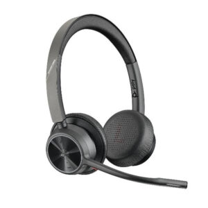 POLY Voyager 4320-M Auriculares Inalámbrico Diadema Oficina/Centro de llamadas USB tipo A Bluetooth Base de carga Negro