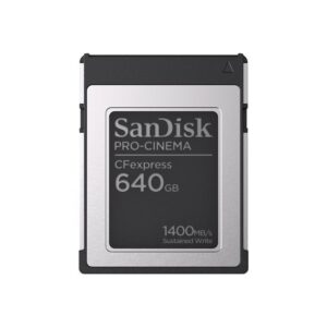 PRO-CINEMA CFexpress 640GB 1700/1500MBs