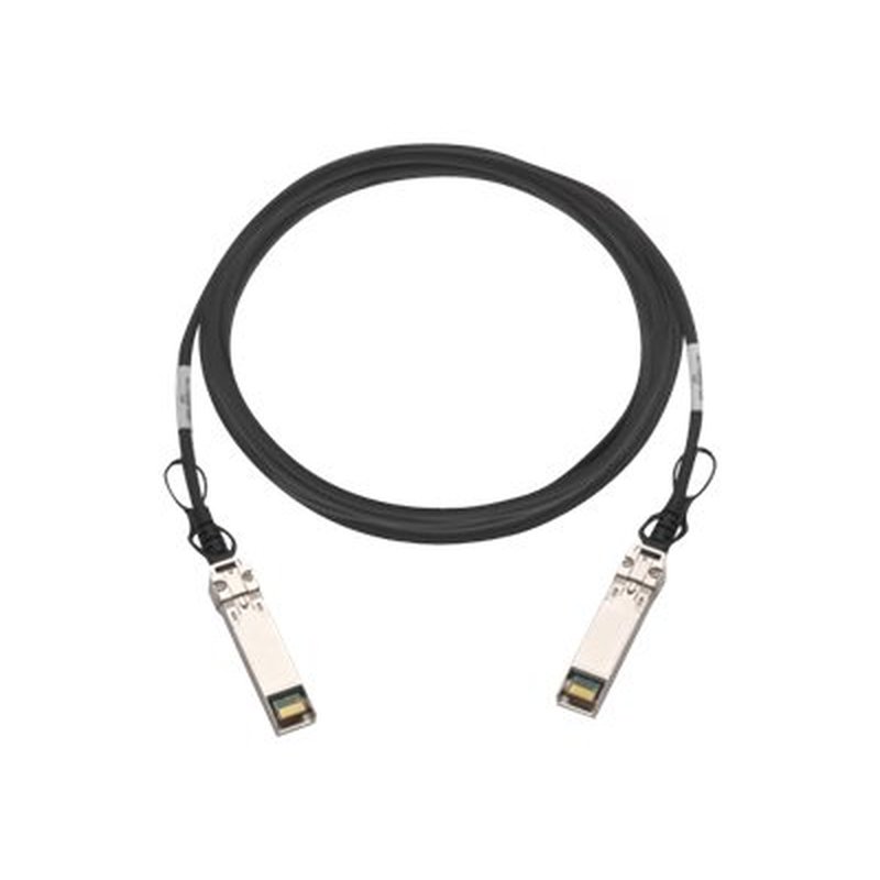 QNAP CAB-DAC30M-SFP28 cable de fibra optica 3 m QSFP28 Negro