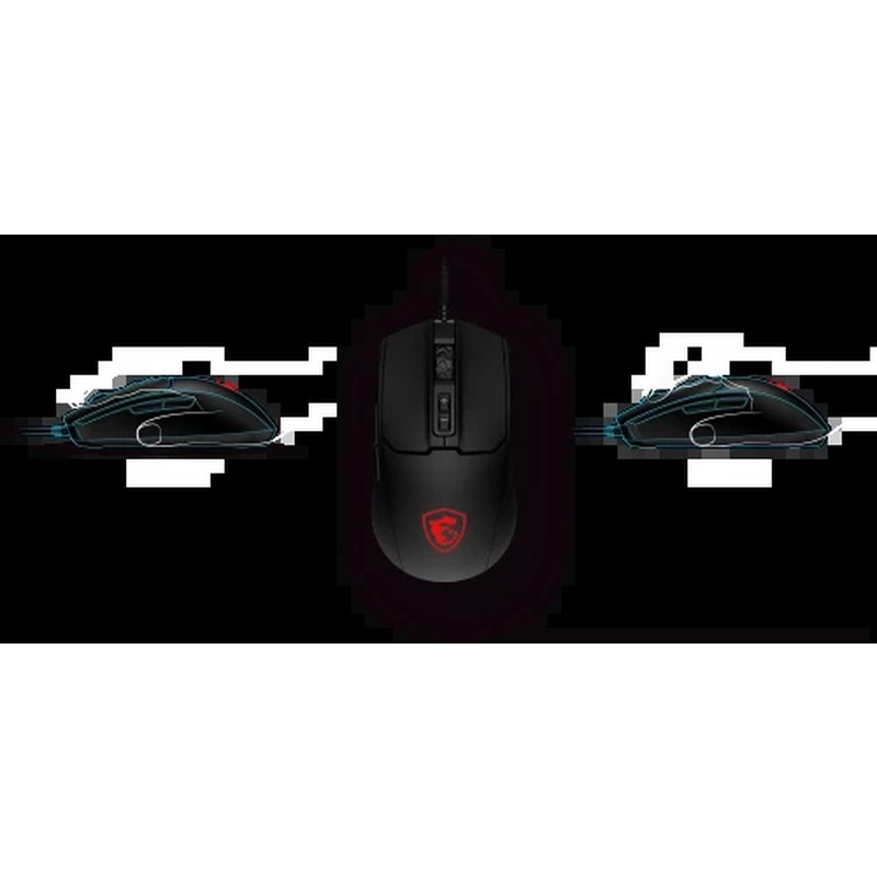 MSI FORGE GM100 ratón Juego Ambidextro USB tipo A Óptico 6400 DPI MSI FORGE GM100 ratón Juego Ambidextro USB tipo A Óptico 6400 DPI - Imagen 4