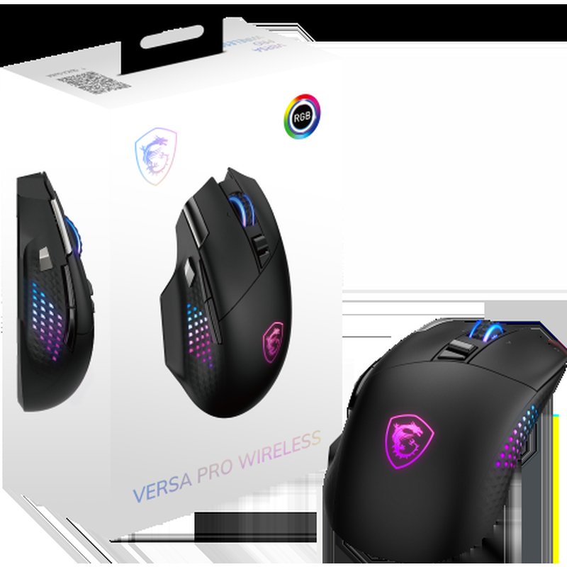 MSI S12-4301370-CLA ratón Juego mano derecha RF Wireless + Bluetooth + USB Type-A Óptico 26000 DPI MSI S12-4301370-CLA ratón Juego mano derecha RF Wireless + Bluetooth + USB Type-A Óptico 26000 DPI - Imagen 5