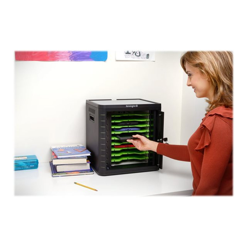 Reacondicionado | Kensington Armario de carga y sincronización universal para tabletas. Negro. Reacondicionado | Kensington Armario de carga y sincronización universal para tabletas. Negro. - Imagen 10