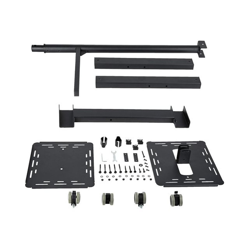 Reacondicionado | StarTech.com Soporte Móvil para Proyector y Ordenador Portátil - Carrito de Servicio Pesado para Proyector (2 Estantes) - de Altura Ajustable para Presentaciones - con Ruedas Bloqueables - Imagen 5