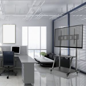 Reacondicionado | V7 TVCART3 soporte para TV 2,67 m (105") Negro