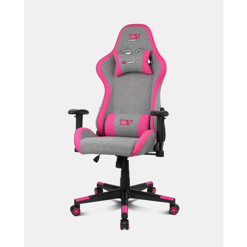SILLA GAMING DRIFT DR90 PRO GRIS - ROSA SILLA GAMING DRIFT DR90 PRO GRIS - ROSA