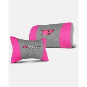 SILLA GAMING DRIFT DR90 PRO GRIS - ROSA SILLA GAMING DRIFT DR90 PRO GRIS - ROSA