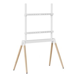 SOPORTE DE SUELO GEMBIRD PARA TV 55" - 86" BLANCO/MADERA