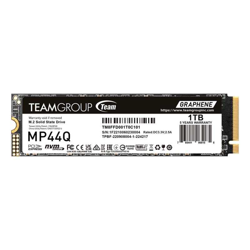 SSD TEAMGROUP TEAM M.2 NVMe 2280 PCI-E MP44Q 4TB SSD TEAMGROUP TEAM M.2 NVMe 2280 PCI-E MP44Q 4TB