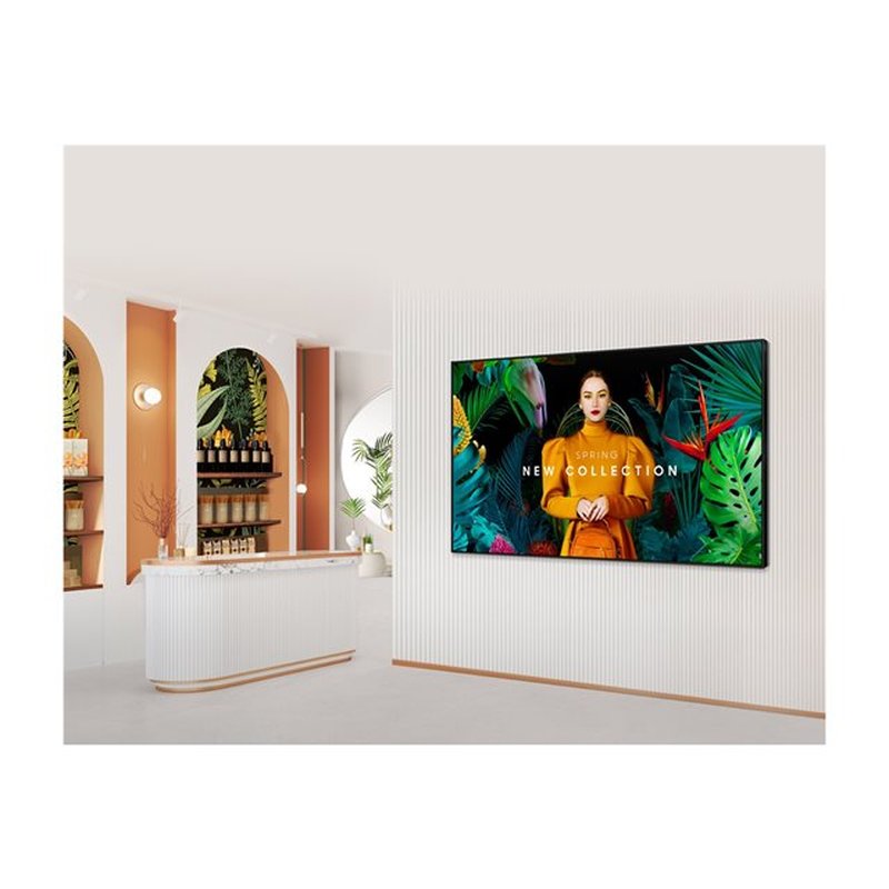 Samsung LH50QBCEBGCXEN pantalla de señalización Pantalla plana para señalización digital 127 cm (50") Wifi 350 cd / m² 4K Ultra HD Negro Tizen 16/7 - Imagen 9