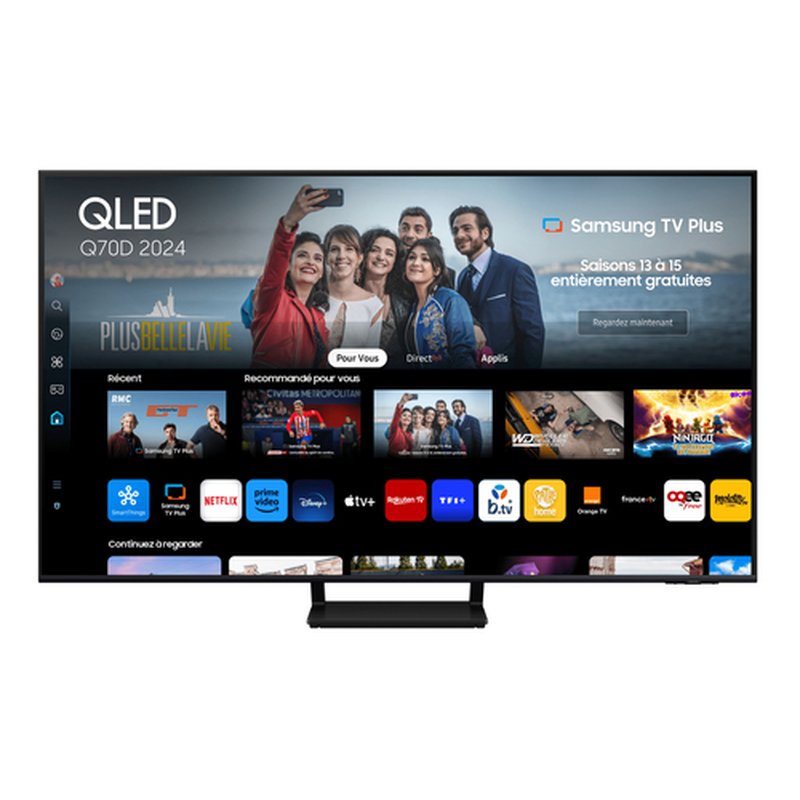 Samsung TQ75Q70DAT 190,5 cm (75") 4K Ultra HD Smart TV Wifi Negro Samsung TQ75Q70DAT 190,5 cm (75") 4K Ultra HD Smart TV Wifi Negro