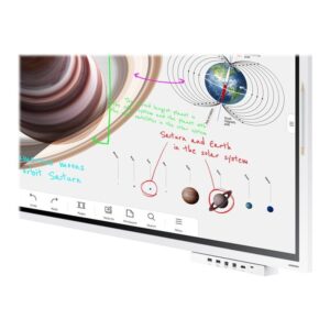 Samsung WM55B Pantalla plana para señalización digital 139,7 cm (55") VA Wifi 350 cd / m² 4K Ultra HD Blanco Pantalla táctil Procesador incorporado Tizen 6.5 16/7