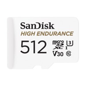 SanDisk microSDXC 512GB HE w/Adapter