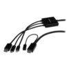 StarTech.com Cable Conversor USB-C, HDMI o Mini DisplayPort a HDMI - 2 metros