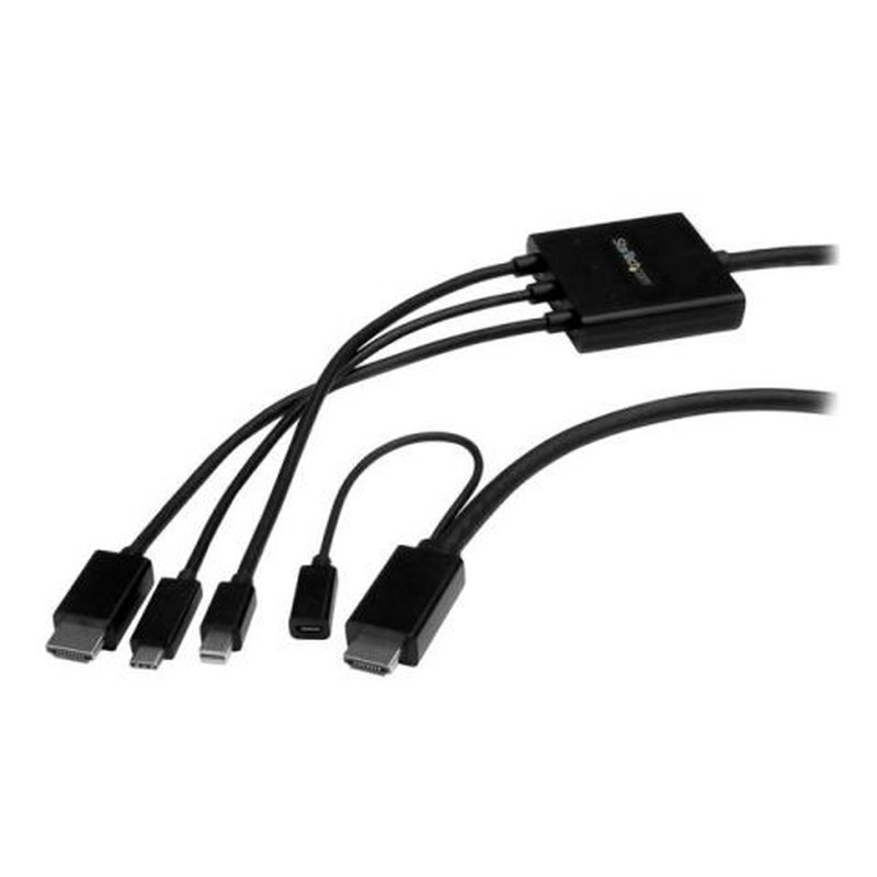 StarTech.com Cable Conversor USB-C, HDMI o Mini DisplayPort a HDMI - 2 metros StarTech.com Cable Conversor USB-C, HDMI o Mini DisplayPort a HDMI - 2 metros