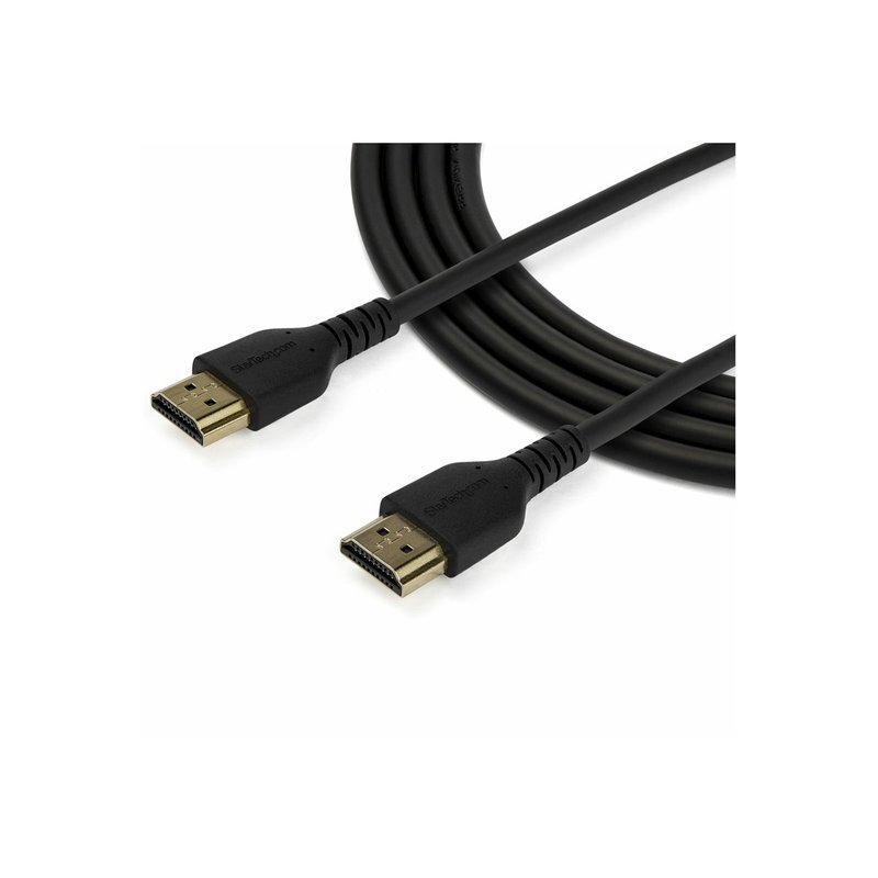 StarTech.com Cable HDMI 2.0 de Alta Velocidad con Ethernet Certificado Premium de 1,5m - 4K 60Hz - HDR10 - HDR - Ultra HD - Cable HDMI de Servicio Pesado - Macho a Macho