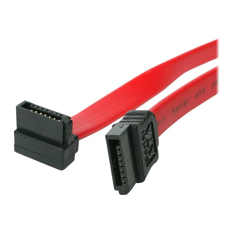 StarTech.com Cable de 60cm de Datos SATA en Ángulo Recto a la Derecha Acodado 7 Pines - 2x Serial ATA Macho StarTech.com Cable de 60cm de Datos SATA en Ángulo Recto a la Derecha Acodado 7 Pines - 2x Serial ATA Macho