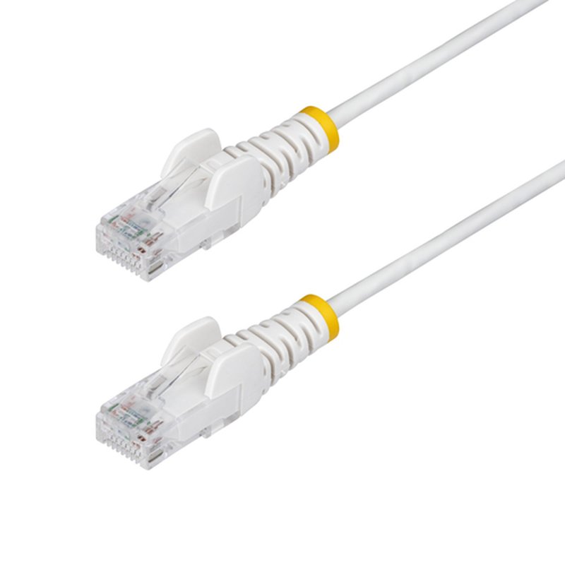 StarTech.com Cable de Red Ethernet CAT6 Delgado sin Enganches Blanco de 3m - Cable RJ45 Snagless Slim 28AWG - Alambre de Cobre Puro - PoE 100W - con Alivios de Tensión - LSZH - Probado con Fluke StarTech.com Cable de Red Ethernet CAT6 Delgado sin Enganches Blanco de 3m - Cable RJ45 Snagless Slim 28AWG - Alambre de Cobre Puro - PoE 100W - con Alivios de Tensión - LSZH - Probado con Fluke