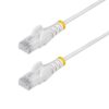 StarTech.com Cable de Red Ethernet CAT6 Delgado sin Enganches Blanco de 7m - Cable RJ45 Snagless Slim 28AWG - Alambre de Cobre Puro - PoE 100W - con Alivios de Tensión - LSZH - Probado con Fluke StarTech.com Cable de Red Ethernet CAT6 Delgado sin Enganches Blanco de 7m - Cable RJ45 Snagless Slim 28AWG - Alambre de Cobre Puro - PoE 100W - con Alivios de Tensión - LSZH - Probado con Fluke