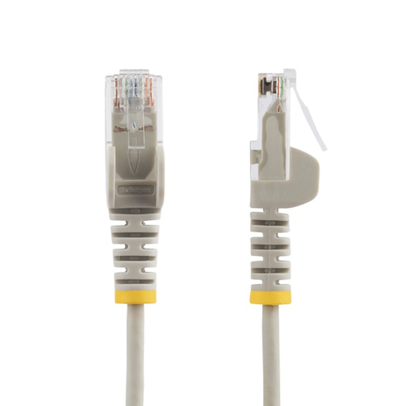 StarTech.com Cable de Red Ethernet CAT6 Delgado sin Enganches Gris de 7m - Cable RJ45 Snagless Slim 28AWG - Alambre de Cobre Puro - PoE 100W - con Alivios de Tensión - LSZH - Probado con Fluke StarTech.com Cable de Red Ethernet CAT6 Delgado sin Enganches Gris de 7m - Cable RJ45 Snagless Slim 28AWG - Alambre de Cobre Puro - PoE 100W - con Alivios de Tensión - LSZH - Probado con Fluke - Imagen 2