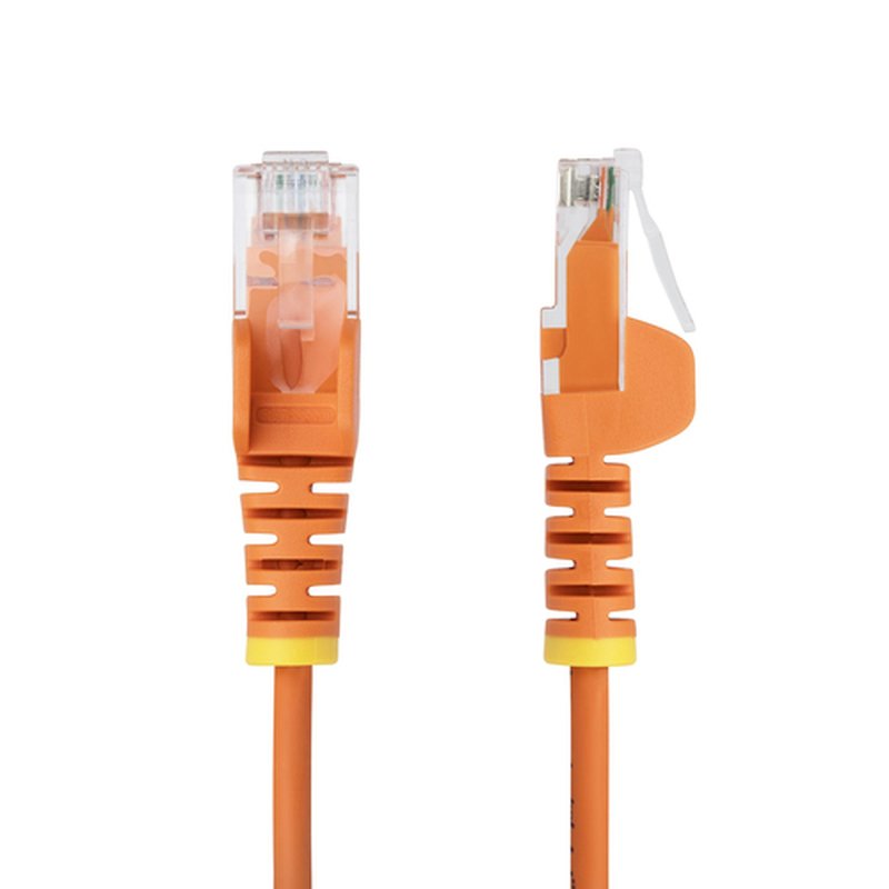 StarTech.com Cable de Red Ethernet CAT6 Delgado sin Enganches Naranja de 1m - Cable RJ45 Snagless Slim de 28AWG - Alambre de Cobre Puro - con Alivios de Tensión - LSZH - Probado con Fluke StarTech.com Cable de Red Ethernet CAT6 Delgado sin Enganches Naranja de 1m - Cable RJ45 Snagless Slim de 28AWG - Alambre de Cobre Puro - con Alivios de Tensión - LSZH - Probado con Fluke - Imagen 2