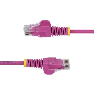 StarTech.com Cable de Red Ethernet CAT6 Delgado sin Enganches Rosa de 7m - Cable RJ45 Snagless Slim 28AWG - Alambre de Cobre Puro - PoE 100W - con Alivios de Tensión - LSZH - Probado con Fluke StarTech.com Cable de Red Ethernet CAT6 Delgado sin Enganches Rosa de 7m - Cable RJ45 Snagless Slim 28AWG - Alambre de Cobre Puro - PoE 100W - con Alivios de Tensión - LSZH - Probado con Fluke