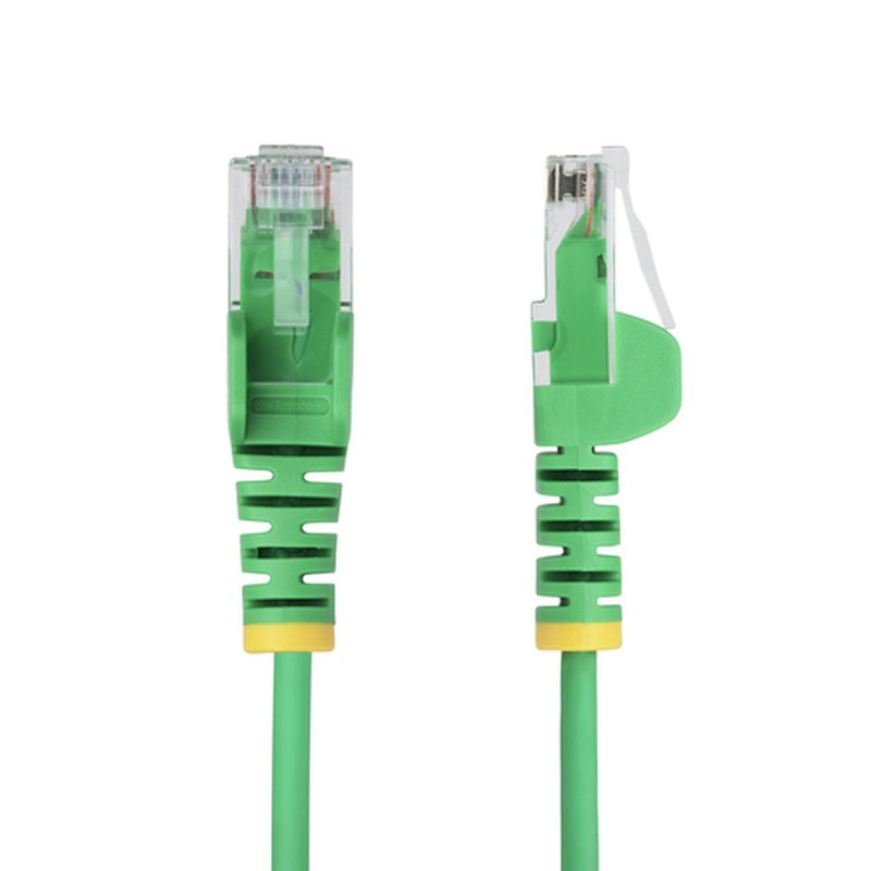StarTech.com Cable de Red Ethernet CAT6 Delgado sin Enganches Verde de 2m - Cable RJ45 Snagless Slim 28AWG - Alambre de Cobre Puro - PoE 100W - con Alivios de Tensión - LSZH - Probado con Fluke - Imagen 2