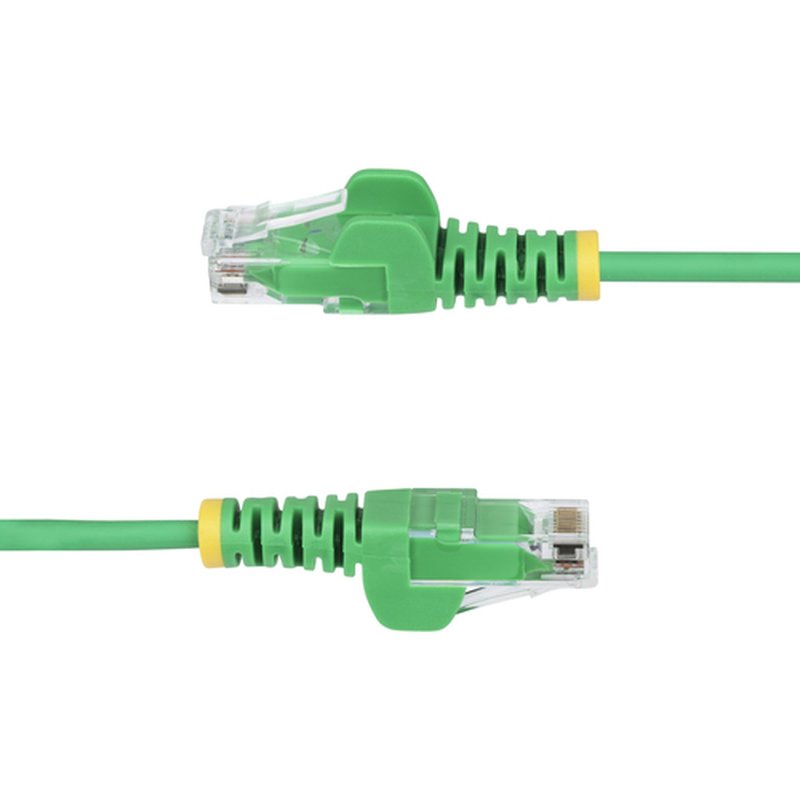 StarTech.com Cable de Red Ethernet CAT6 Delgado sin Enganches Verde de 2m - Cable RJ45 Snagless Slim 28AWG - Alambre de Cobre Puro - PoE 100W - con Alivios de Tensión - LSZH - Probado con Fluke - Imagen 3