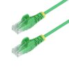 StarTech.com Cable de Red Ethernet CAT6 Delgado sin Enganches Verde de 3m - Cable RJ45 Snagless Slim 28AWG - Alambre de Cobre Puro - PoE 100W - con Alivios de Tensión - LSZH - Probado con Fluke StarTech.com Cable de Red Ethernet CAT6 Delgado sin Enganches Verde de 3m - Cable RJ45 Snagless Slim 28AWG - Alambre de Cobre Puro - PoE 100W - con Alivios de Tensión - LSZH - Probado con Fluke