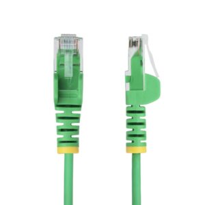 StarTech.com Cable de Red Ethernet CAT6 Delgado sin Enganches Verde de 5m - Cable RJ45 Snagless Slim 28AWG - Alambre de Cobre Puro - PoE 100W - con Alivios de Tensión - LSZH - Probado con Fluke StarTech.com Cable de Red Ethernet CAT6 Delgado sin Enganches Verde de 5m - Cable RJ45 Snagless Slim 28AWG - Alambre de Cobre Puro - PoE 100W - con Alivios de Tensión - LSZH - Probado con Fluke