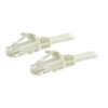 StarTech.com Cable de Red Gigabit Ethernet 15m UTP Patch Cat6 Cat 6 RJ45 Snagless Sin Enganches - Blanco StarTech.com Cable de Red Gigabit Ethernet 15m UTP Patch Cat6 Cat 6 RJ45 Snagless Sin Enganches - Blanco