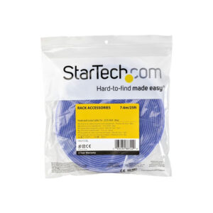 StarTech.com 7,5m - Bobina de Gancho y Bucle - Azul StarTech.com 7,5m - Bobina de Gancho y Bucle - Azul