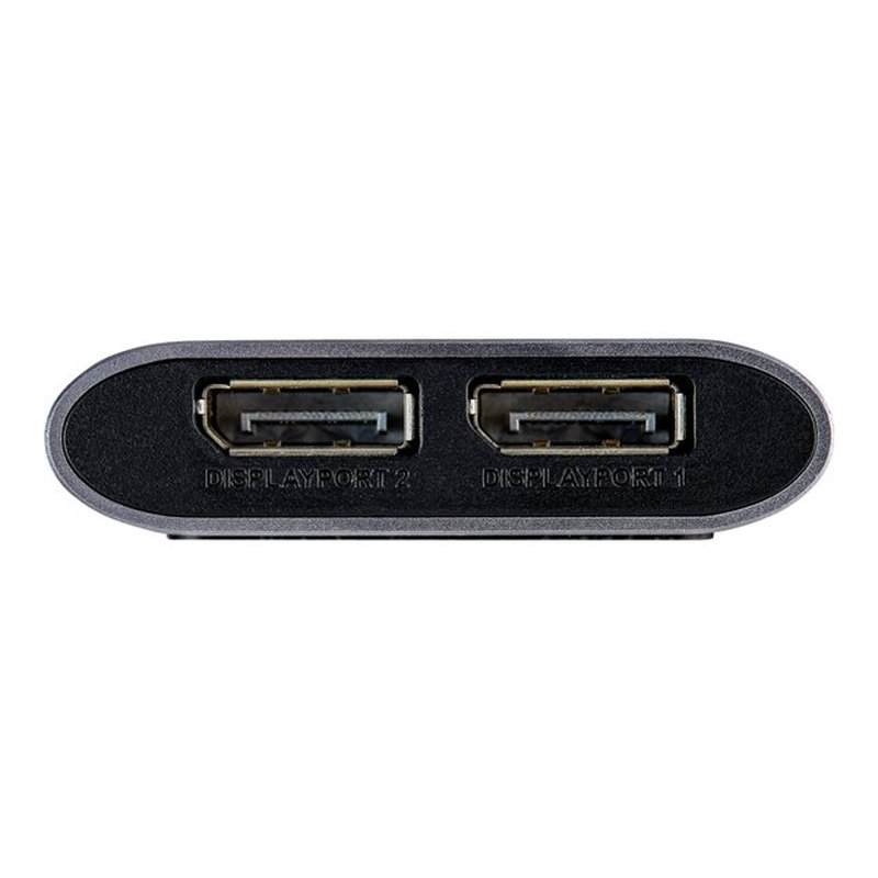 StarTech.com Adaptador Thunderbolt 3 a Dos Puertos DisplayPort DP 1.4 - Adaptador Thunderbolt 3 a DP de 2 Monitores 4K de 60Hz o 1 Monitor de 8K o 5K - Adaptador de Vídeo a 2 Monitores DisplayPort - para Mac y Windows - Imagen 2