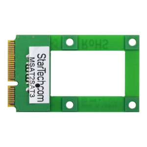 StarTech.com Adaptador mSATA a SATA para Disco Duro o SSD - Tarjeta Conversora Mini SATA a SATA