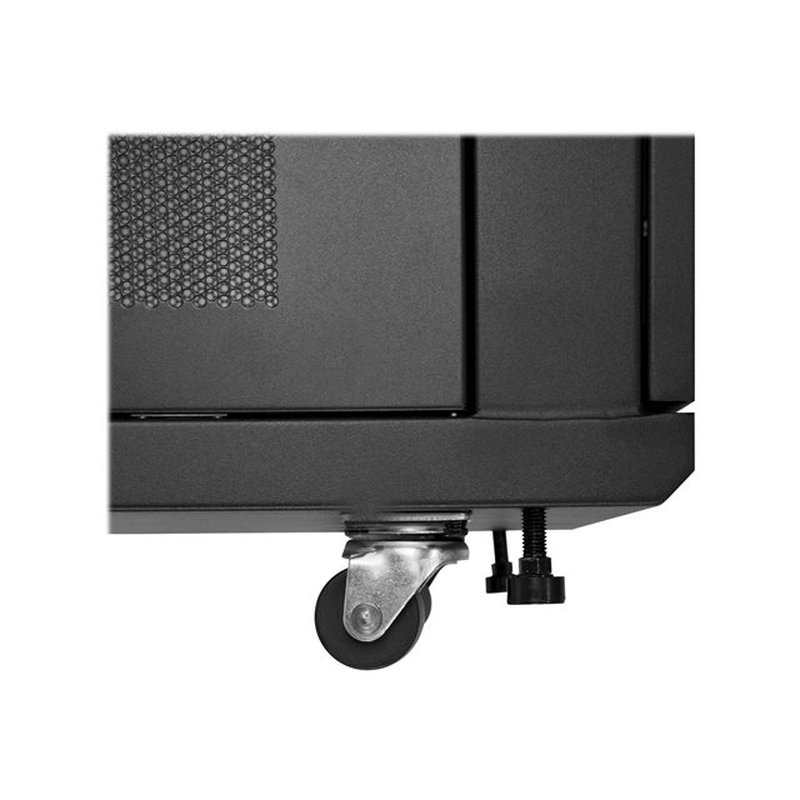 StarTech.com Armario Rack Servidores 18U con 4 Columnas y 19 Pulgadas - Profundidad Ajustable: 5cm a 76cm/2" a 30" - con Ruedas/Gestión de Cables/Estante/Cierre/Puertas con Llave - Imagen 5