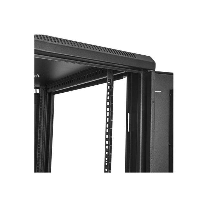 StarTech.com Armario Rack Servidores 18U con 4 Columnas y 19 Pulgadas - Profundidad Ajustable: 5cm a 76cm/2" a 30" - con Ruedas/Gestión de Cables/Estante/Cierre/Puertas con Llave - Imagen 6