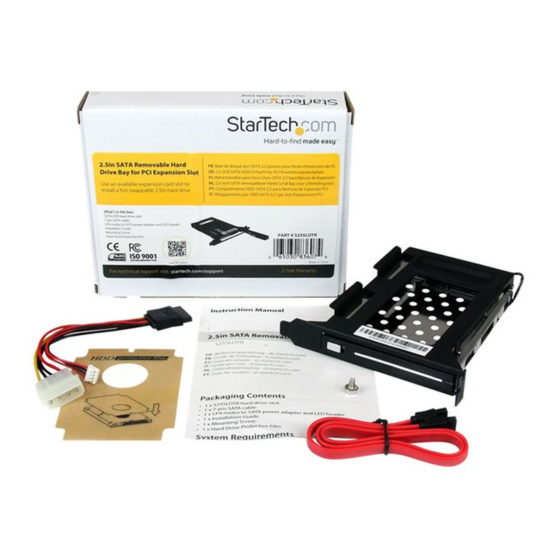 StarTech.com Bahía Extraíble para Disco Duro SATA de 2,5”para Ranura de Expansión StarTech.com Bahía Extraíble para Disco Duro SATA de 2,5”para Ranura de Expansión - Imagen 4