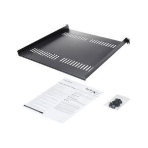 StarTech.com Bandeja Estante Ventilado de 1U para Armario Rack de Servidores - de 16 Pulgadas de Profundidad