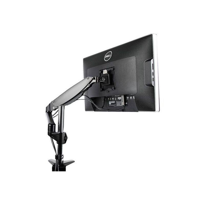 StarTech.com Brazo de Soporte de Escritorio para Un Monitor VESA de hasta 32" o Ultraancho de 49" 8kg - Base para 1 Monitor de Movimiento Articulado y Altura Ajustable - Grommet o Mordaza