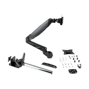 StarTech.com Brazo de Soporte de Escritorio para Un Monitor VESA de hasta 32" o Ultraancho de 49" 8kg - Base para 1 Monitor de Movimiento Articulado y Altura Ajustable - Grommet o Mordaza