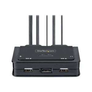 StarTech.com C2-D46-UAC-CBL-KVM interruptor KVM Negro