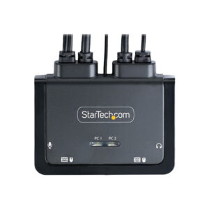 StarTech.com C2-D46-UAC-CBL-KVM interruptor KVM Negro