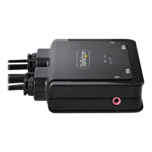 StarTech.com C2-D46-UAC-CBL-KVM interruptor KVM Negro