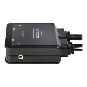 StarTech.com C2-D46-UAC-CBL-KVM interruptor KVM Negro