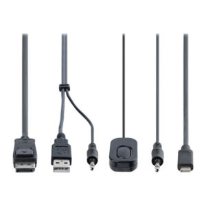 StarTech.com C2-D46-UAC-CBL-KVM interruptor KVM Negro