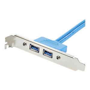 StarTech.com Cabezal Bracket de 2 puertos USB 3.0 SuperSpeed con conexión a Placa Base StarTech.com Cabezal Bracket de 2 puertos USB 3.0 SuperSpeed con conexión a Placa Base